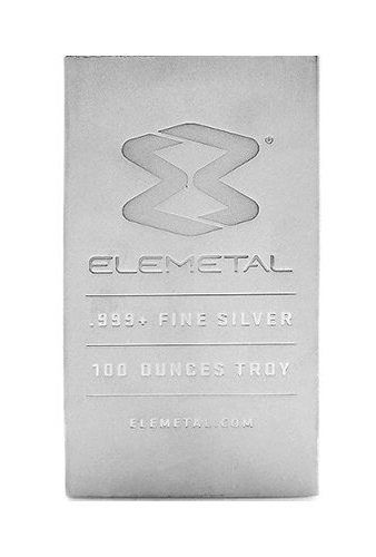 Silver Elemetal Bar - 100 oz